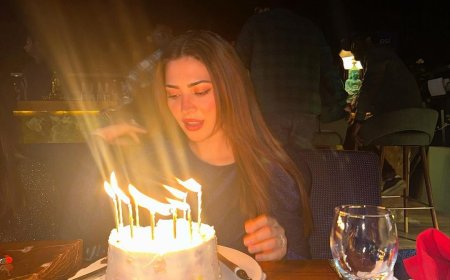 Celebrating Naimal Khawar's Birthday with Her Husband 