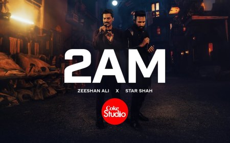 Zeeshan Ali and Star Shah came at 2 AM at Coke Studio 15.