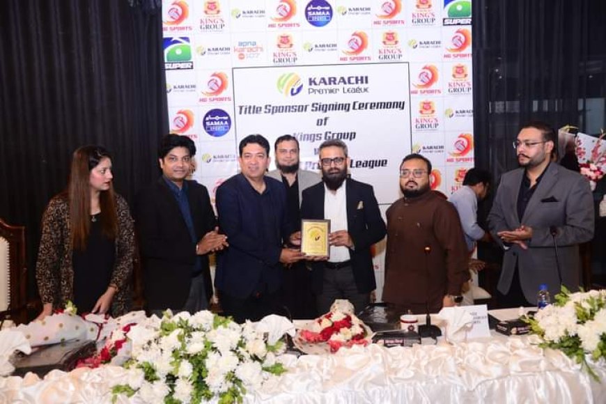 King Group of Karachi, now title sponsor of Karachi Premier League